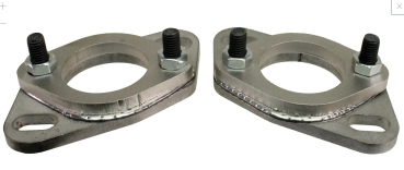 Preview: Vintage Speed Flanschadapter 38mm | VW Käfer & T2 Splitlage Edelstahl VW Bus T1 T2 T2a 64-7.79 Typ1 Motor Auspuff VW Bus tiefergelegte Fahrzeuge mit Vorwärmung